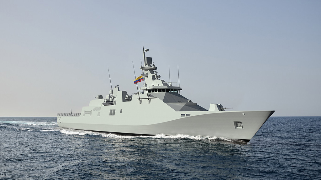 Damen Naval tekende een contract met de werf COTECMAR voor een SIGMA 10514 voor de Colombiaanse Marine.